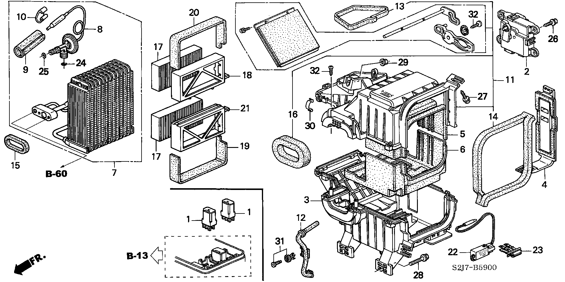 Honda 80291-S2H-E01 - Filtro, aire habitáculo parts5.com