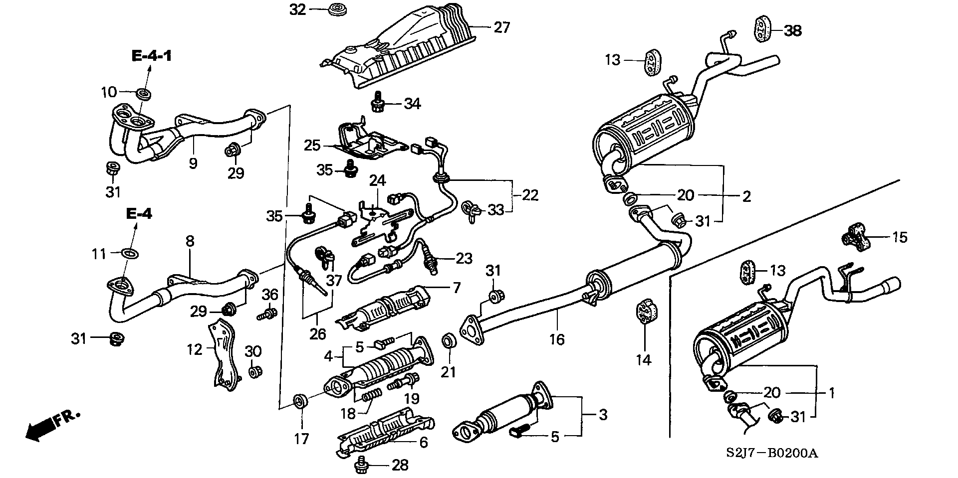 Honda 36532PEL013 - Lambda sonda parts5.com