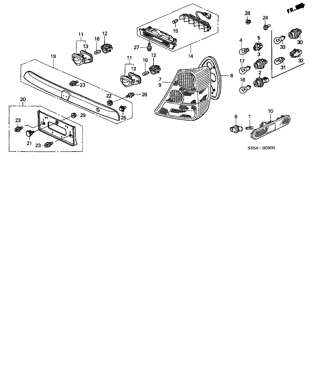 Honda 34901-S6D-G01HE - Žarulja, osvjetljenje instrumenata parts5.com