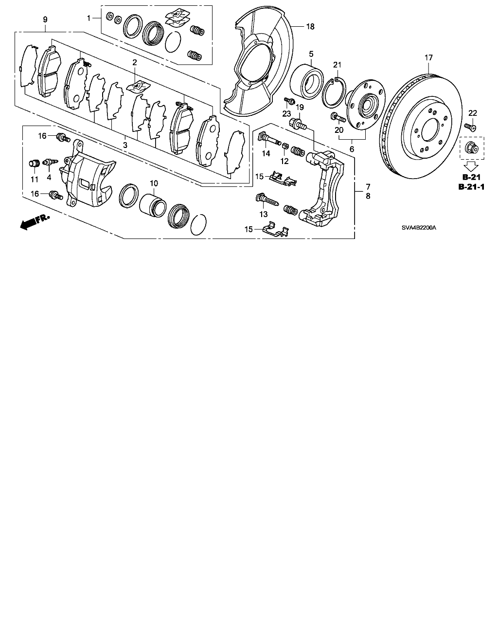 Honda 44300-SNA-951 - Lożisko kolesa - opravná sada parts5.com