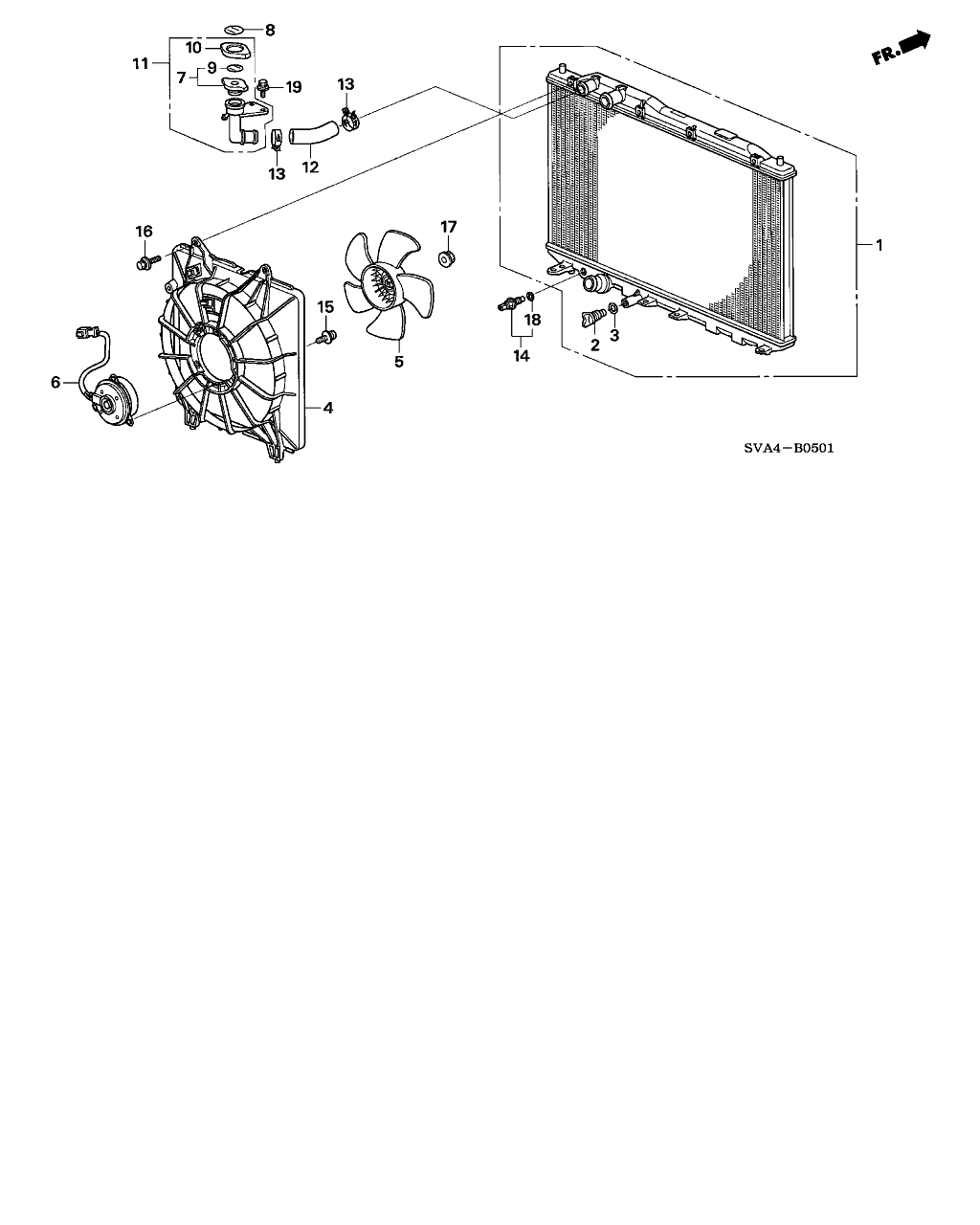 Honda 19047-PLC-003 - Zaporni poklopac, hladnjak parts5.com