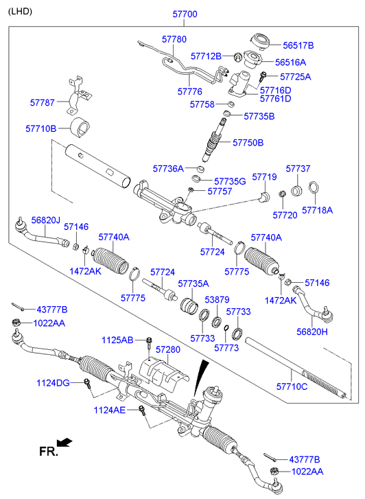 KIA 56820-2T500 - Cap de bara parts5.com