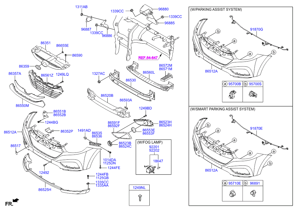 Hyundai 865612Y000 - Grila ventilatie, bara protectie parts5.com