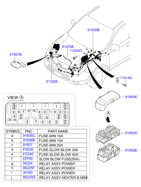 Hyundai 39160-37110 - Реле, ближний свет parts5.com