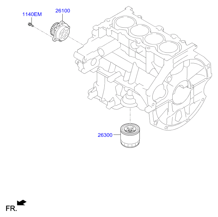 Hyundai 26300 02752 - Oil Filter parts5.com