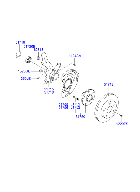 Hyundai 51712-2C000 - Brake Disc parts5.com