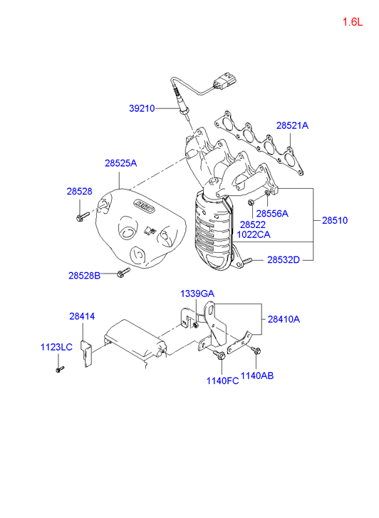 Hyundai 39210-23500 - Sonda Lambda parts5.com