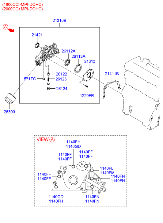 KIA (DYK) 26300-35502 - Öljynsuodatin parts5.com