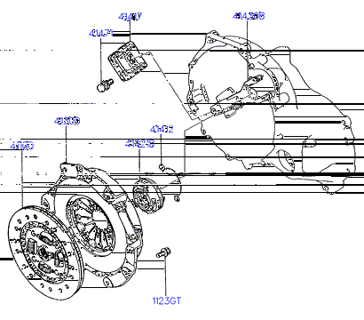 KIA 41100-37300 - Disc ambreiaj parts5.com