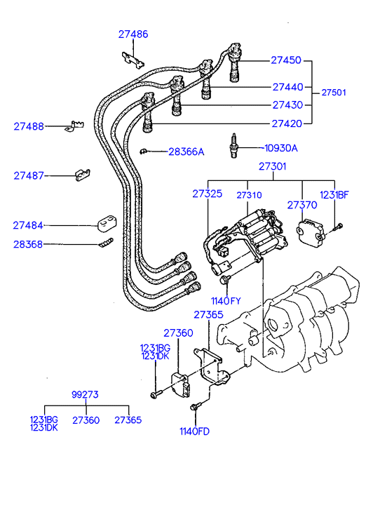 Hyundai 18812-11061 - Bujía de encendido parts5.com