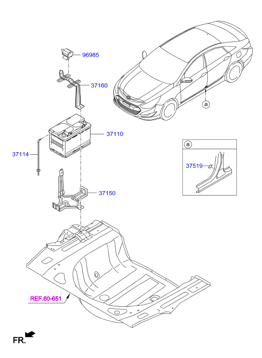 KIA 371104R000 - Startovací baterie parts5.com