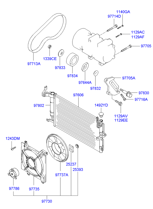 Hyundai 97853-2D000 - Filtro deshidratante, aire acondicionado parts5.com