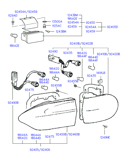 KIA 18642-21008E - Izzó, nappali fény parts5.com