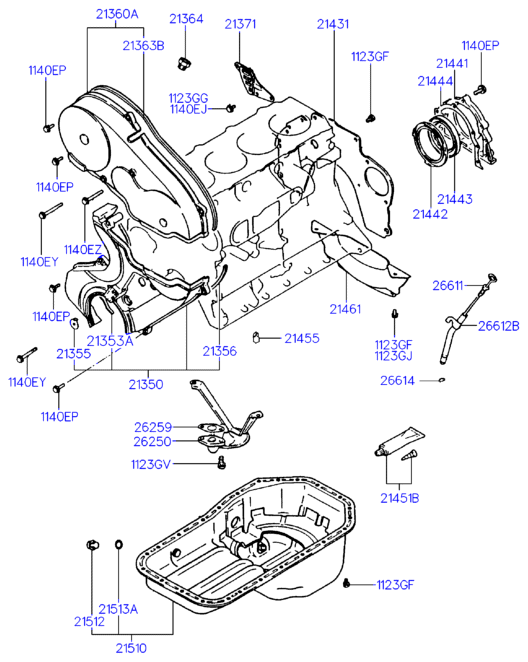 KIA 21512-21000 - Závitová zátka, olejová vana parts5.com