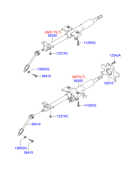 Hyundai 56370-25000 - Flexible disc, propshaft joint parts5.com