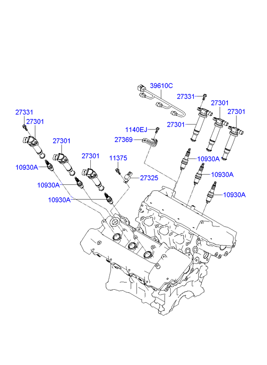 Hyundai 18840-11051 - Vzigalna svecka parts5.com