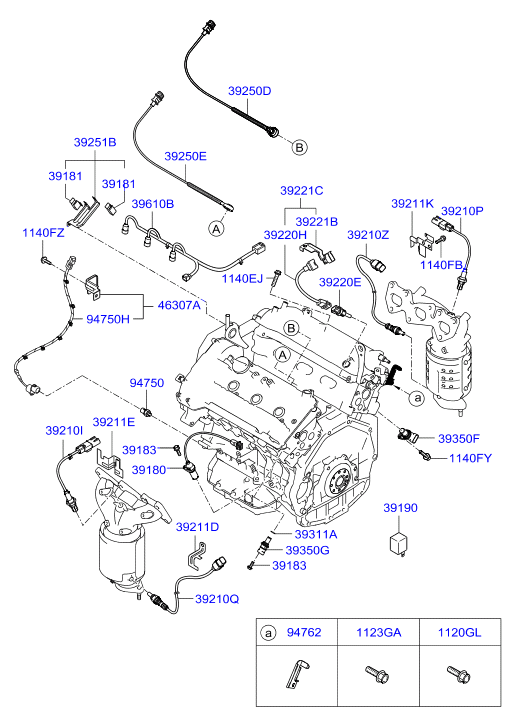 KIA 392103E140 - Αισθητήρας λάμδα parts5.com