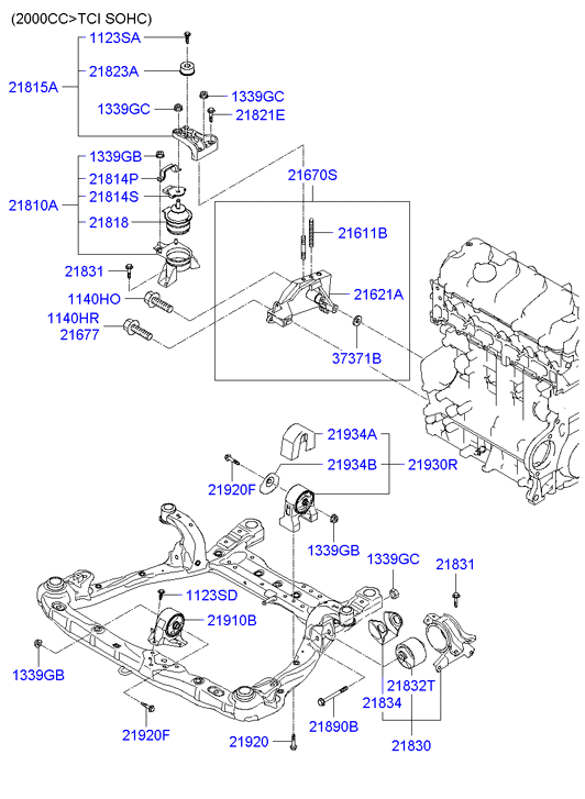 Hyundai 1339610003 - Nakrętka, kolektor wydechowy parts5.com