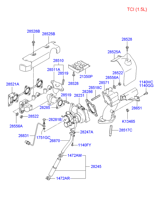 Hyundai 28556-35000 - Подложна шайба parts5.com