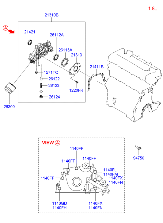 Hyundai 2630035500 - Öljynsuodatin parts5.com