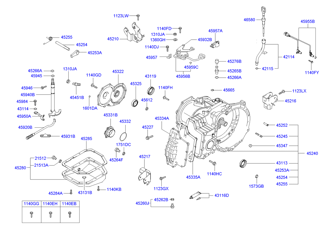 Hyundai 21513-21000 - Zaptivni prsten, čep za ispuštanje ulja parts5.com