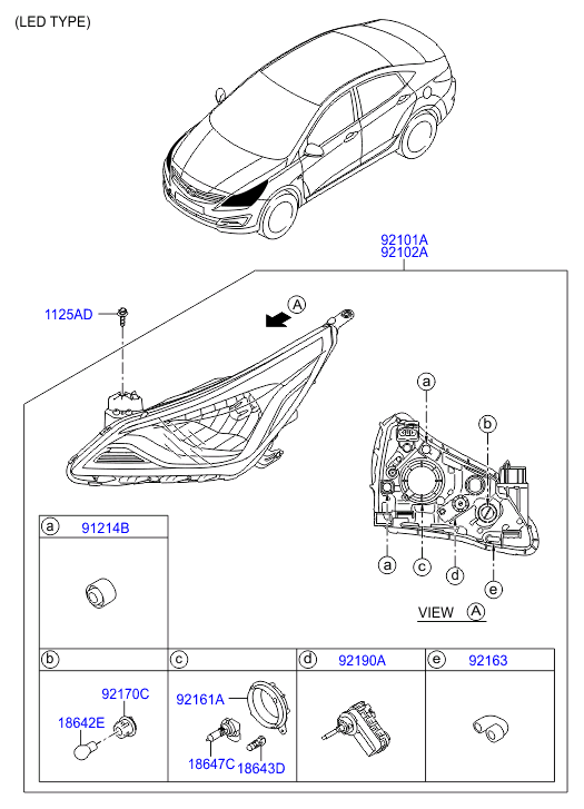 Hyundai 921613K000 - Żarówka, reflektor przeciwmgłowy parts5.com