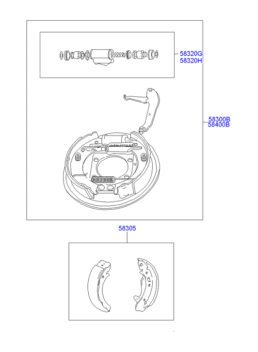 Hyundai HR232030 - Wheel Brake Cylinder parts5.com