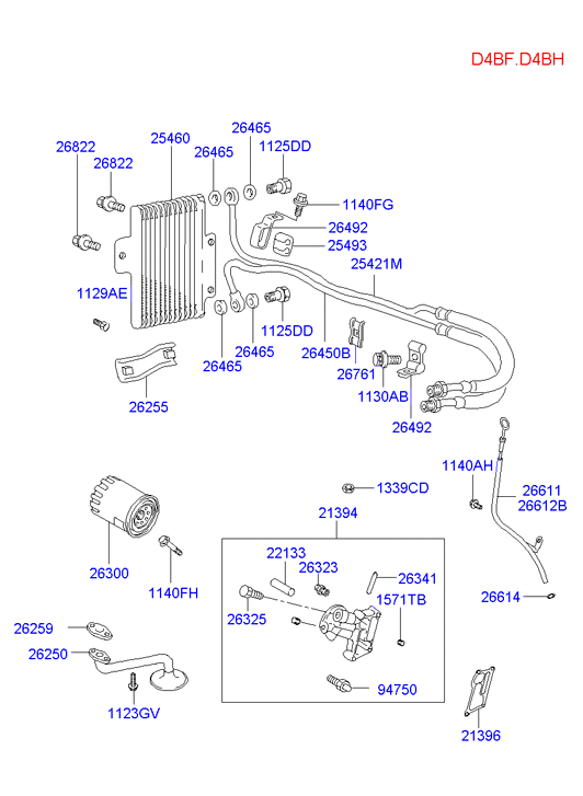 Hyundai 2630042010 - Yağ filtresi parts5.com