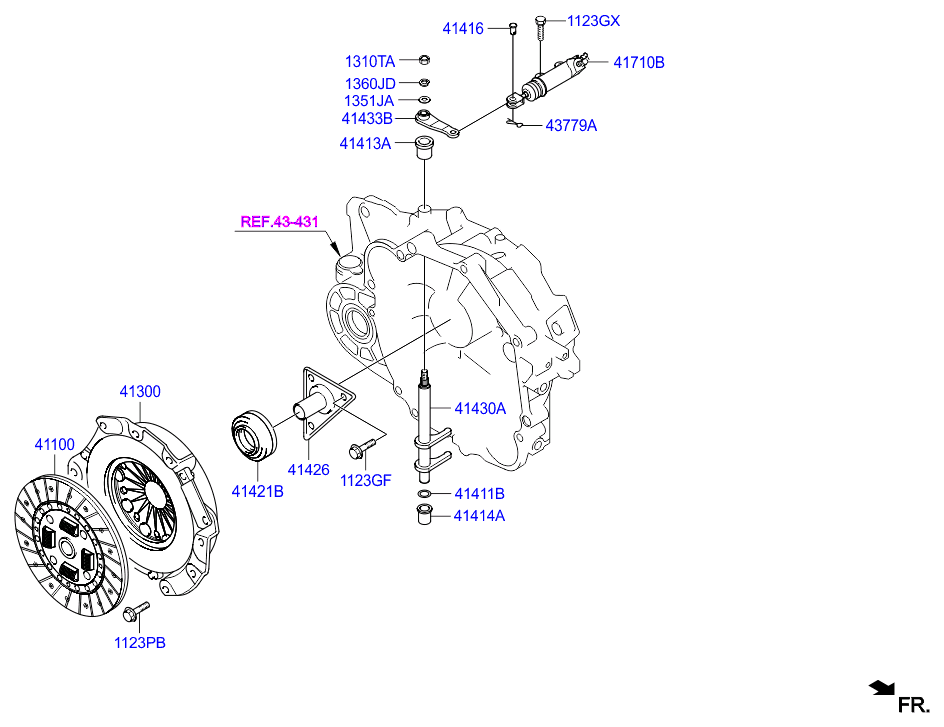 Hyundai 41300-39295 - Placa presiune ambreiaj parts5.com