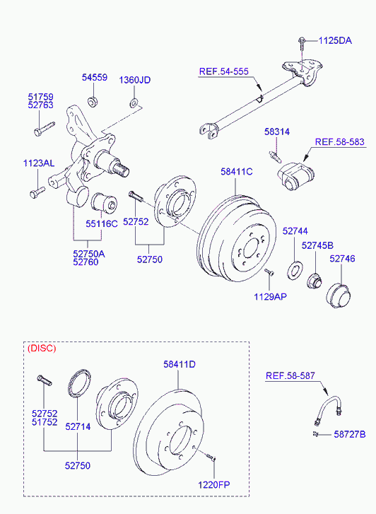 Hyundai 51752-07000 - Bolt roata parts5.com