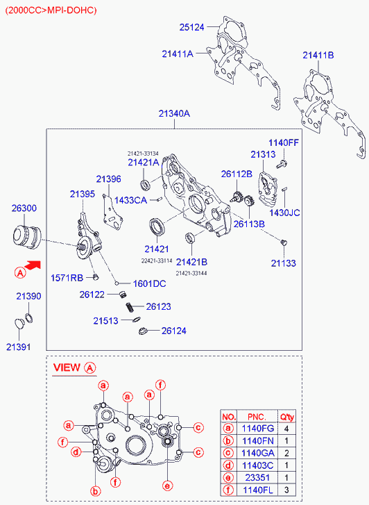 Hyundai 2630035501 - Маслен филтър parts5.com