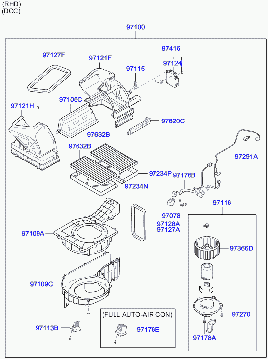 KIA 97133-2E260 - Филтър купе (поленов филтър) parts5.com