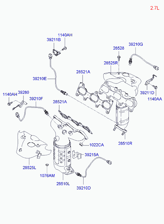 Hyundai 39210-37513 - Sonda Lambda parts5.com