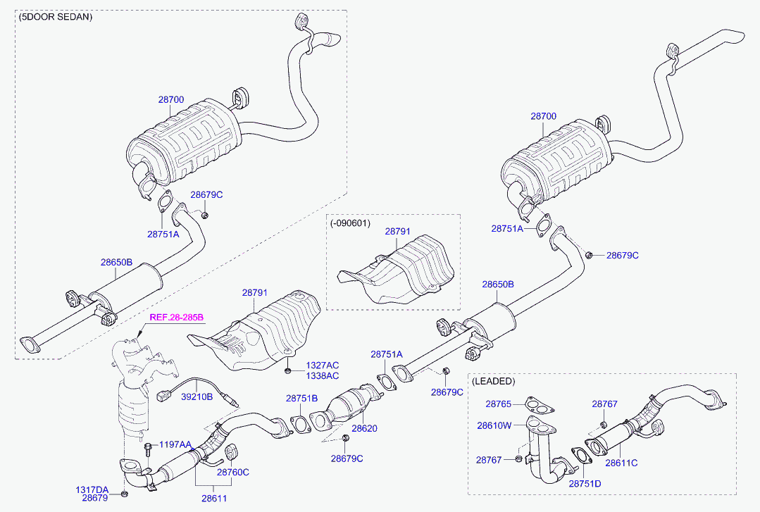 Hyundai 39210-23950 - Lambda Sensor parts5.com