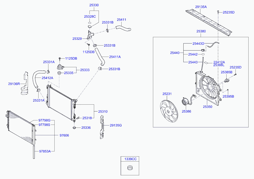 Hyundai 253301R000 - Radyatör kapağı parts5.com