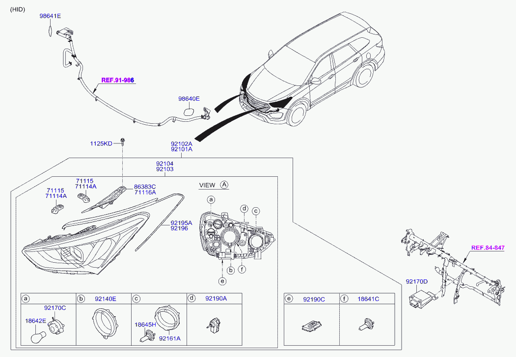 Hyundai 921613R010 - Bec incandescent, bec lumina zi parts5.com