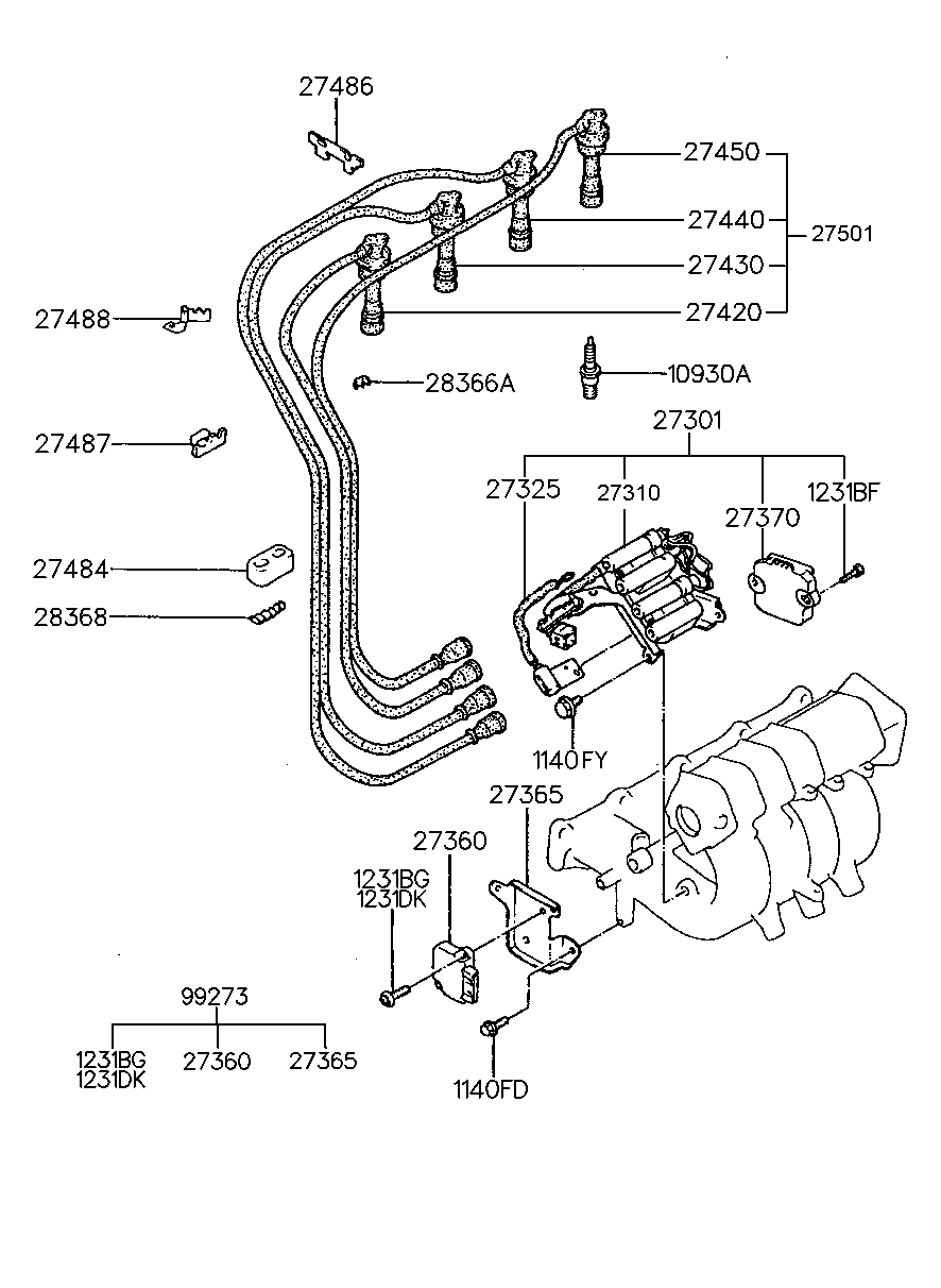 KIA 18811 11060 - Sytytystulppa parts5.com