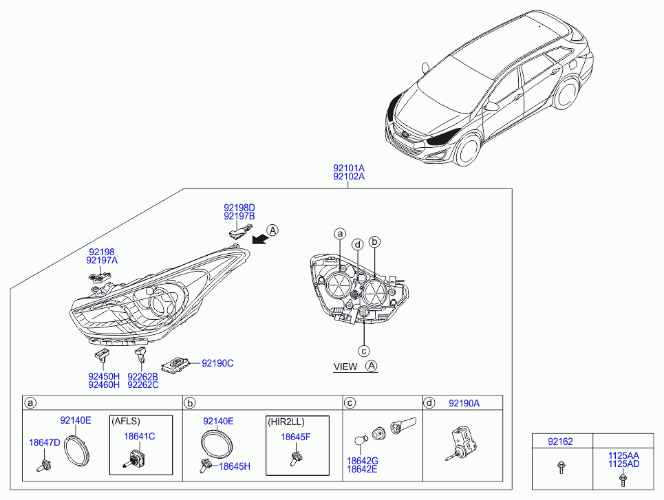 KIA 18647-55007-L - Zarnica, zaromet za meglo parts5.com