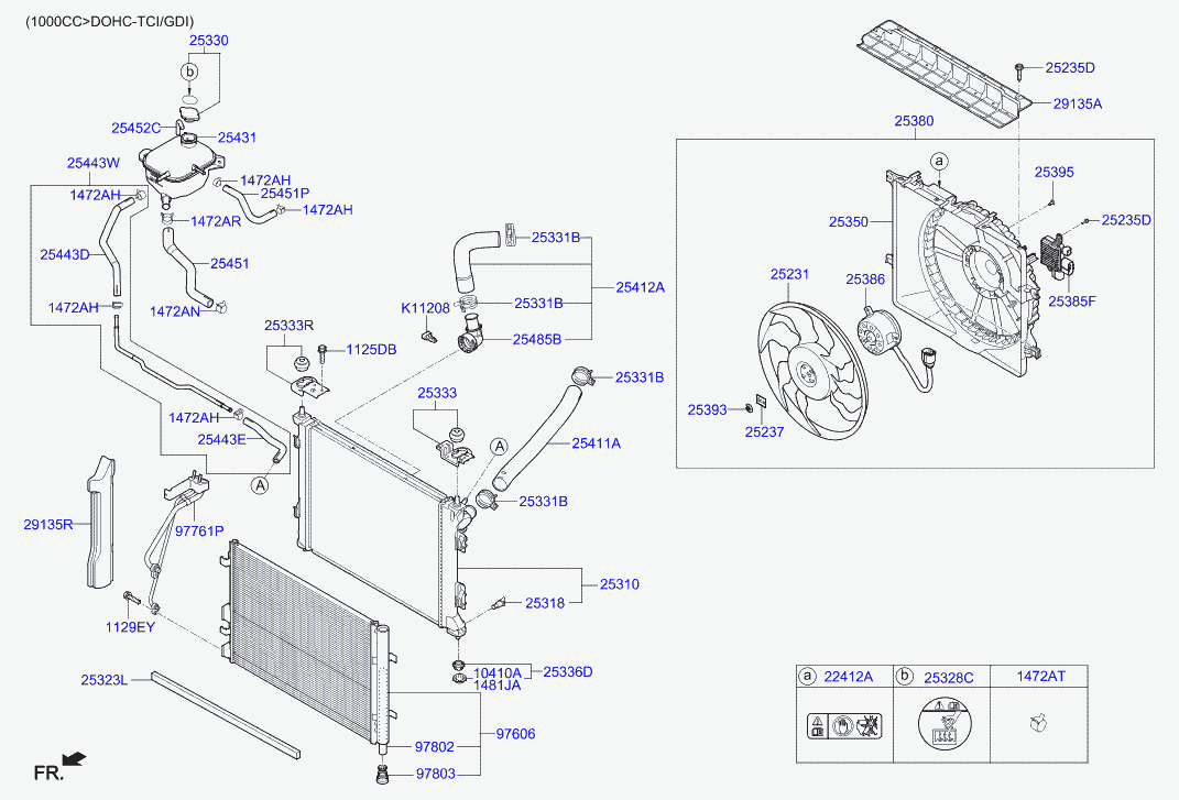 GENESIS 25330B1000 - Крышка горловины радиатора parts5.com