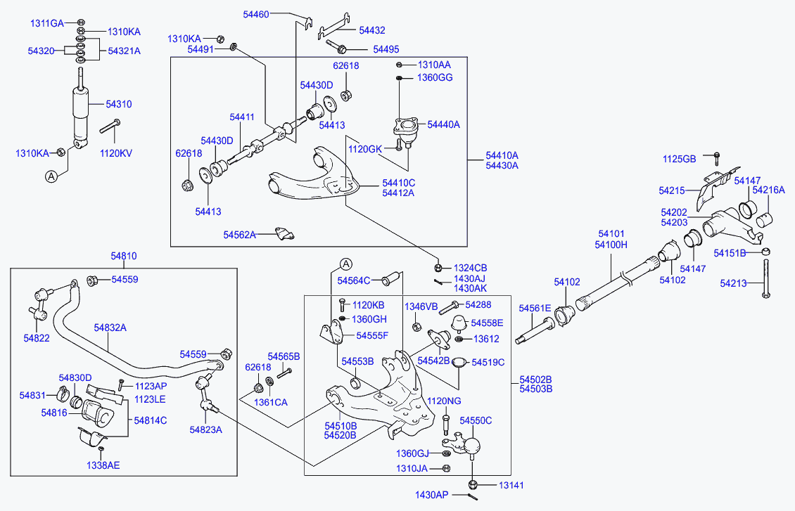 NISSAN 54502-H1002 - Wahacz, zawieszenie koła parts5.com