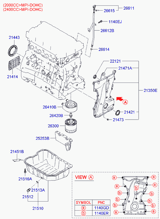 Hyundai 21512-27001 - Zaporni vijak, korito za ulje parts5.com