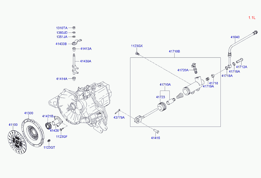 Opel 4142128000 - Rulment de presiune, ambreiaj parts5.com