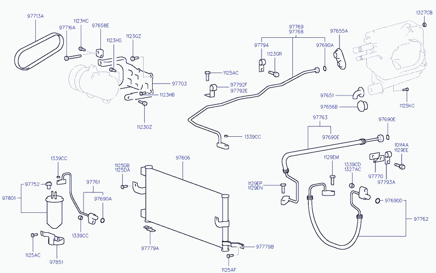 Hyundai 97606-02200 - Condensador, aire acondicionado parts5.com