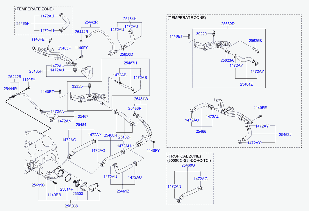 KIA 3922025500 - Sensor, coolant temperature parts5.com