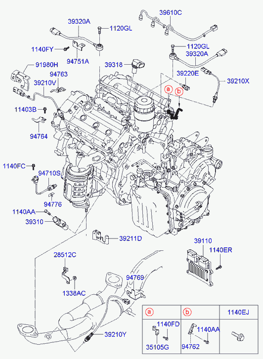 Hyundai 39210-3C200 - Ламбда-сонда parts5.com