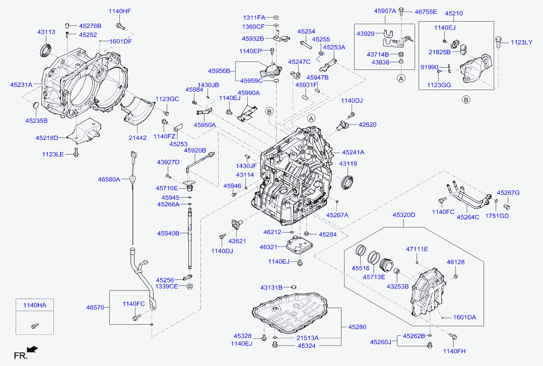 KIA 4311939060 - Семеринг, диференциал parts5.com