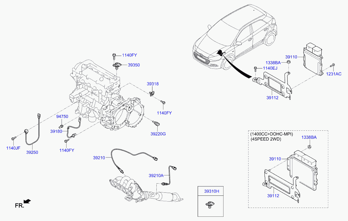 KIA 39180-03000 - Generador de impulsos, cigüeñal parts5.com