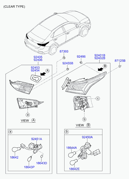 KIA 1864221008L - Sijalica, svetlo za maglu / zadnje svetlo parts5.com