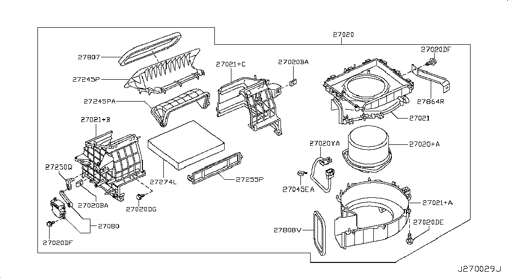 NISSAN B7277-1CA1A - Filtro, aire habitáculo parts5.com