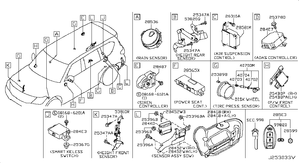 Infiniti 40700-6WY0A - Senzor, sistem de control al presiunii pneuri parts5.com